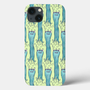 Cute Octopus Alien Monster Character Case-Mate iPhone Case