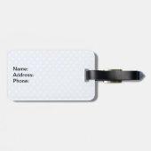 Cute octopus cartoon bagagelabel (Achterkant horizontaal)