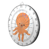 Cute Octopus Cartoon Dartbord (Voorkant Rechts)