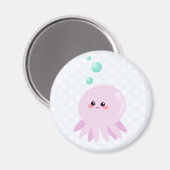 Cute octopus cartoon magneet (Voorkant / Achterkant)