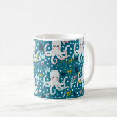 Cute Octopus Coffee Mok (Voorkant rechts)