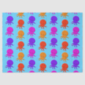 Cute Octopus Drawings Cuistom Tissuepapier (Voorkant)