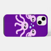 Cute Octopus iPhone Case Hoesje (Achterkant horizontaal)