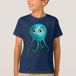 Cute Octopus Kawaii Cartoon Zee Dier T-shirt