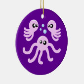 Cute Octopus Keramisch Ornament (Rechts)