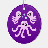 Cute Octopus Keramisch Ornament (Links)