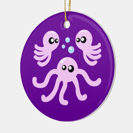 Cute Octopus Keramisch Ornament (Links)