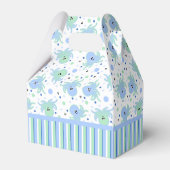 Cute Octopus met Polka-Stippen en Stripes Bedankdoosjes (Achterkant)