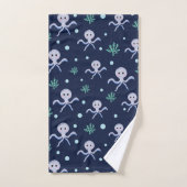Cute Octopus Patroon Bad Handdoek (Handdoek)