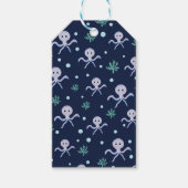 Cute Octopus Patroon Cadeaulabel (Voorkant)