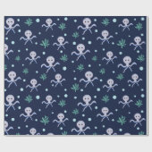Cute Octopus Patroon Cadeaupapier (Vlak)