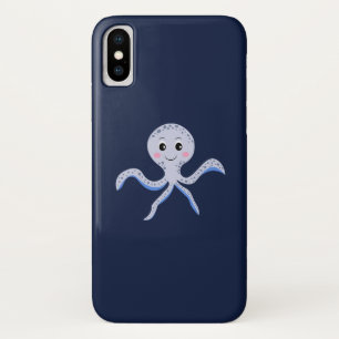 Cute Octopus Patroon Case-Mate iPhone Case