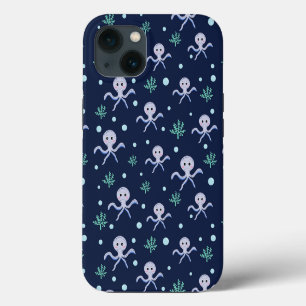 Cute Octopus Patroon Case-Mate iPhone Case