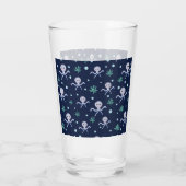 Cute Octopus Patroon Glas (Achterkant)
