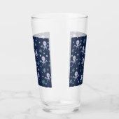 Cute Octopus Patroon Glas (Rechts)