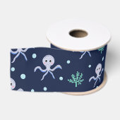 Cute Octopus Patroon Grosgrain Lint (Spoel)