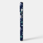 Cute Octopus Patroon iPhone Hoesje (Linkerkant)