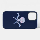 Cute Octopus Patroon iPhone Hoesje (Achterkant horizontaal)