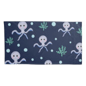 Cute Octopus Patroon Kussensloop (Achterkant-Rechts)