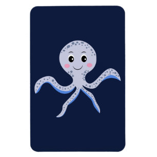 Cute Octopus Patroon Magneet