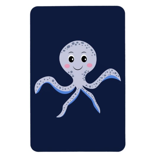 Cute Octopus Patroon Magneet (Verticaal)