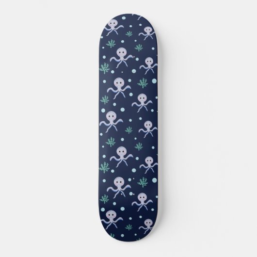Cute Octopus Patroon Persoonlijk Skateboard (Voorkant)