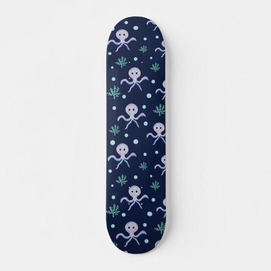 Cute Octopus Patroon Persoonlijk Skateboard (Voorkant)