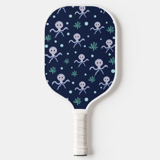 Cute Octopus Patroon Pickleball Paddle (Voorkant)