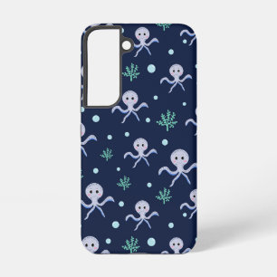 Cute Octopus Patroon Samsung Galaxy Hoesje