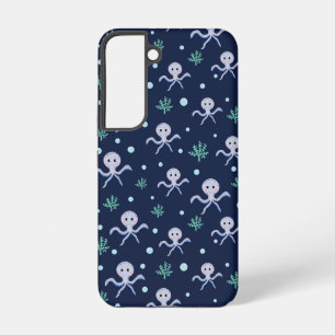 Cute Octopus Patroon Samsung Galaxy Hoesje