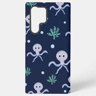 Cute Octopus Patroon Samsung Galaxy Hoesje