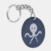 Cute Octopus Patroon Sleutelhanger (Voorkant Links)