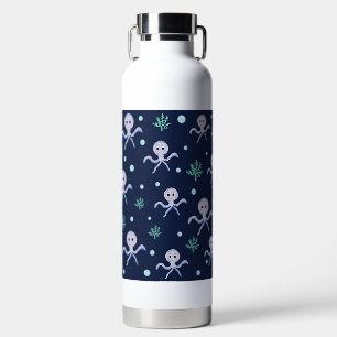 Cute Octopus Patroon Waterfles