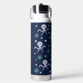 Cute Octopus Patroon Waterfles (Voorkant)