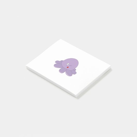 Cute Octopus Post-it® Notes (Schuin)