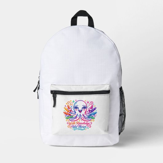 Cute Octopus Rugzak voor terug naar school (Voorkant)