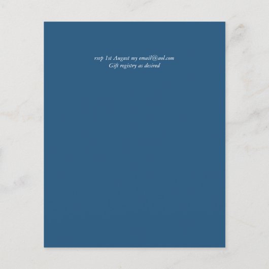 Cute Octopus Sealife Ocean Uitzicht Wedding (Achterkant)