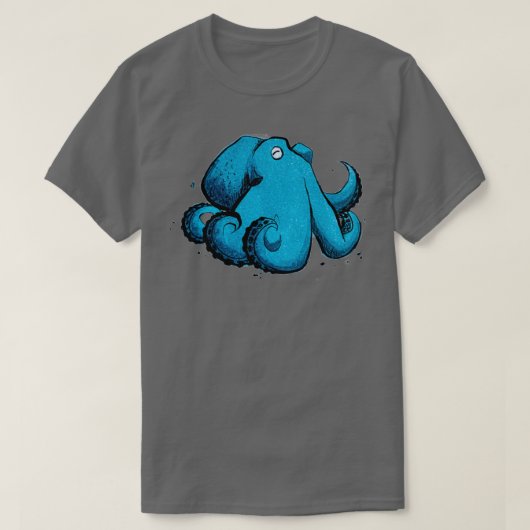 Cute octopus sticker Fantasy art T-shirt (Design voorkant)