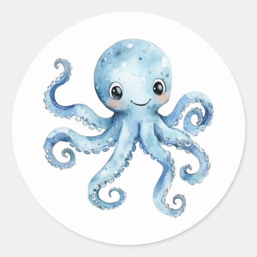 Cute Octopus Stickers (Voorkant)