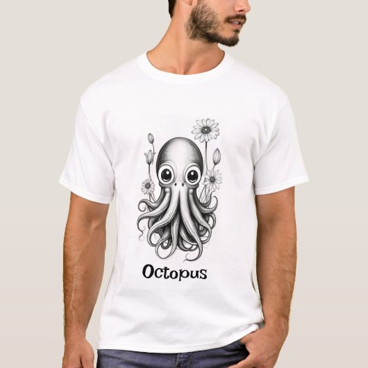 Cute Octopus T-shirt (Voorkant)