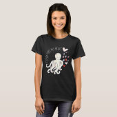 Cute Octopus, You Octo My Heart, Valentine  T-shirt (Voorkant volledig)