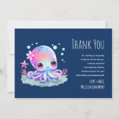 Cute Octopus Zee Creater Bedankt (Voorkant)
