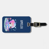 Cute Octopus Zee creatie Bagagelabel (Voorkant horizontaal)