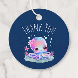 Cute Octopus Zee creatie Bedankjes Labels