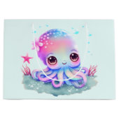 Cute Octopus Zee creatie Groot Cadeauzakje (Voorkant)