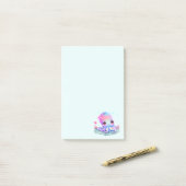 Cute Octopus Zee creatie Post-it® Notes (Op bureau)