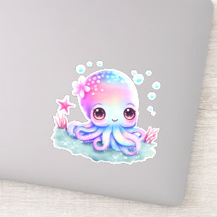 Cute Octopus Zee creatie Sticker