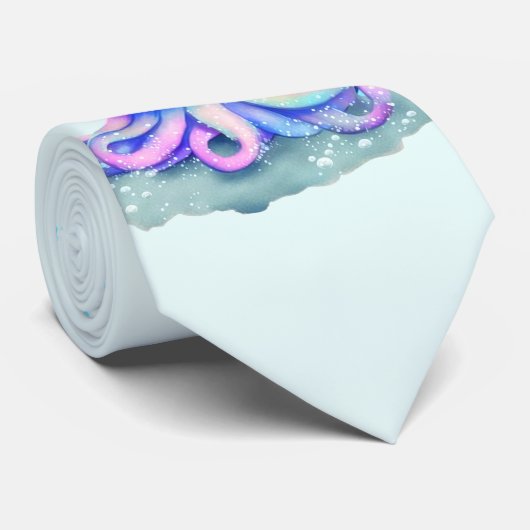 Cute Octopus Zee creatie Stropdas (Opgerold)
