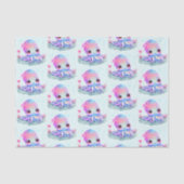 Cute Octopus Zee creatie Tissuepapier (Voorkant)