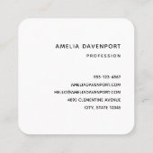 Cute Octopus Zee creatie Vierkante Visitekaartje (Achterkant)